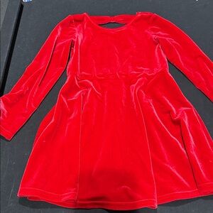 The Children's Place Red Velvet Dress